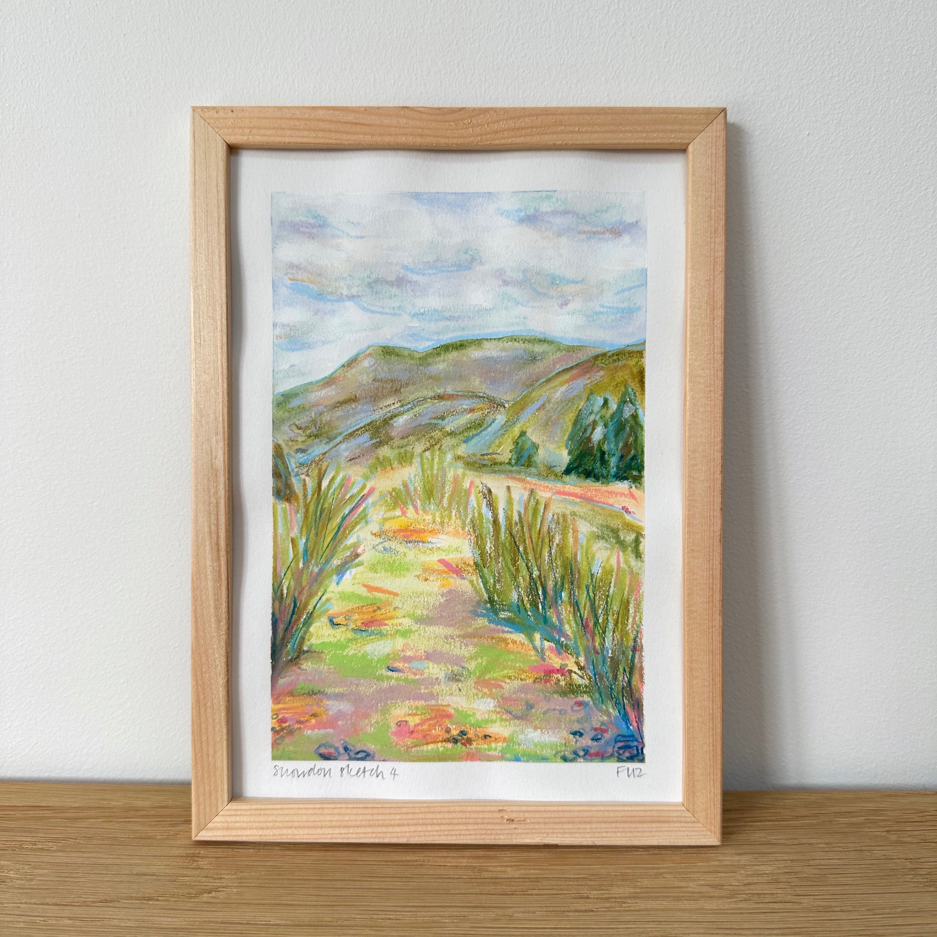 Snowdon Sketch 4 Original Art