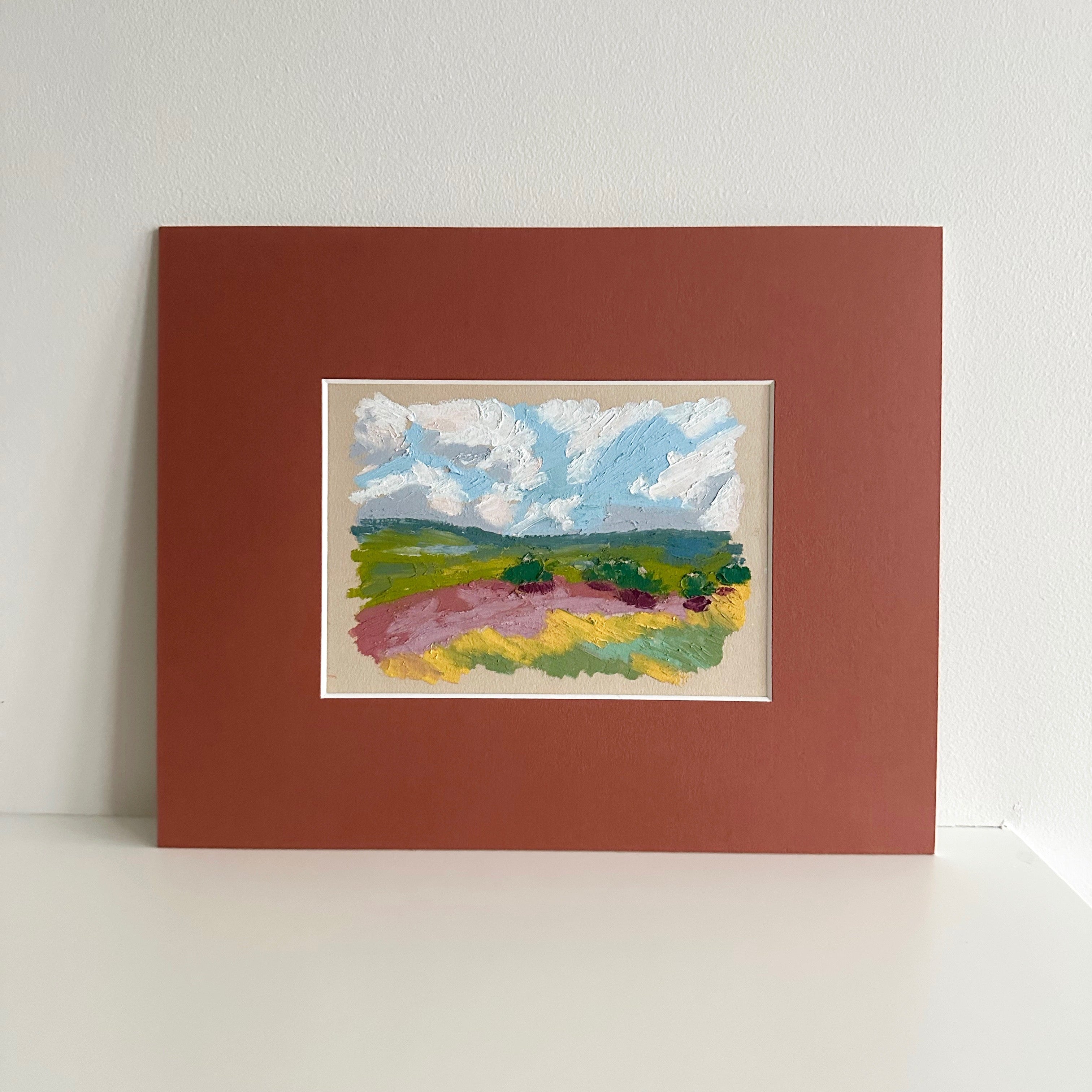 Surrey Study 3 - Original Oil Pastel Painting